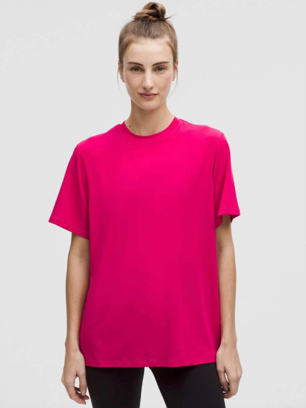 Lululemon Jersey Training Short-Sleeve Shirt in Passionate